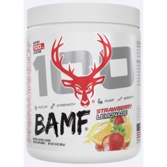 BUCKED UP, BAMF 100 Series, PREMIUM ноотропный предтренировочный комплекс, вкус Strawberry Lemonade (Клубничный лимонад), 369 г (30 порций)